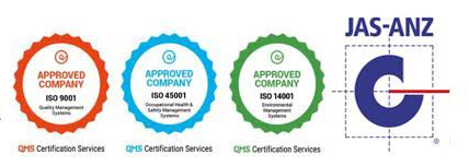 ISO 9001 45001 14001 Approved Company