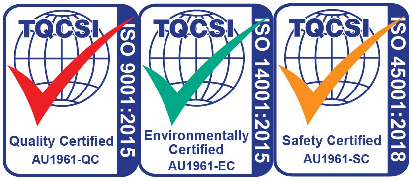 ISO TQCSI Safety Certified